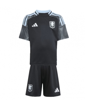 Aston Villa Maglia Gara Trasferta Repliche 2025-26 Bambino Maniche Corte